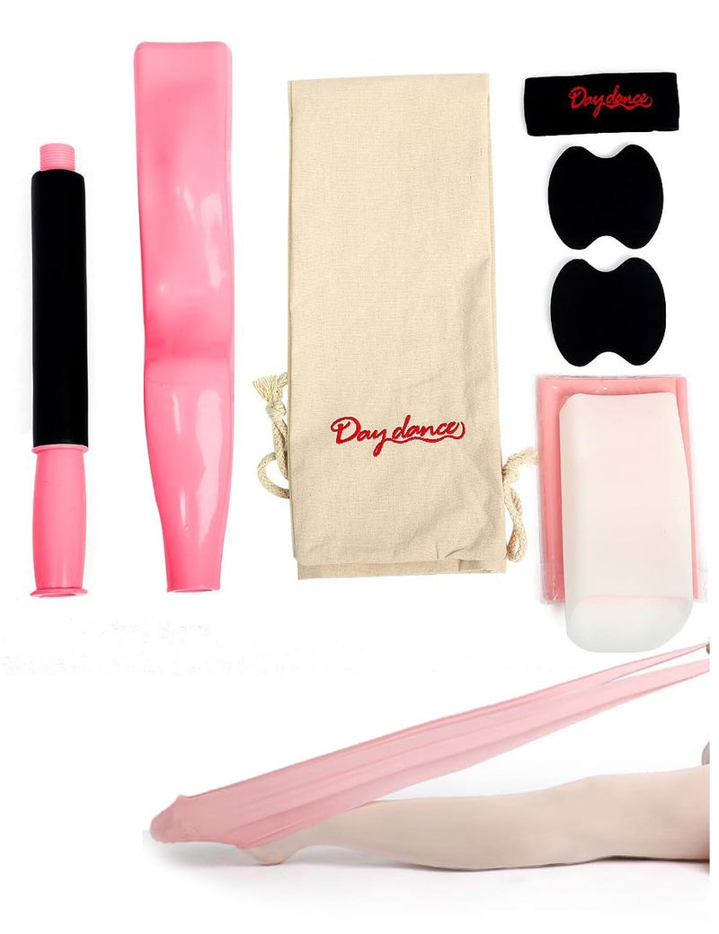 Daydance ABS Ballet Foot Stretcher Kit Arch Enhancer for Dancer, Gymnastics, Yoga with Resistance Bands, Pads, Straps - Image 1